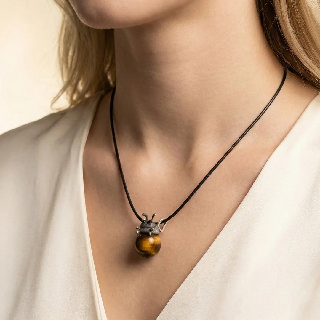 Natural Tiger's Eye Pendant